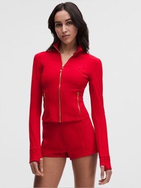 Define Cropped Jacket Nulu - Oxford Red